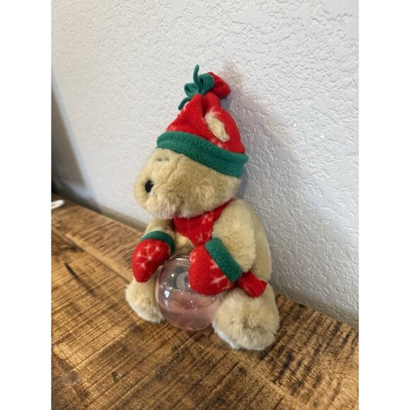 2002 Starbucks Bearista 23rd Edition Snow Globe Holiday Bear 178425 Plush 8" - Picture 3 of 8
